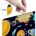 thumbnail image 3 of FMSHPON Galaxy Solar System Astronaut Clipboard Hardboard Wood Nursing Clip Board and Pull for Standard A4 Letter 13x9 inches, 3 of 6