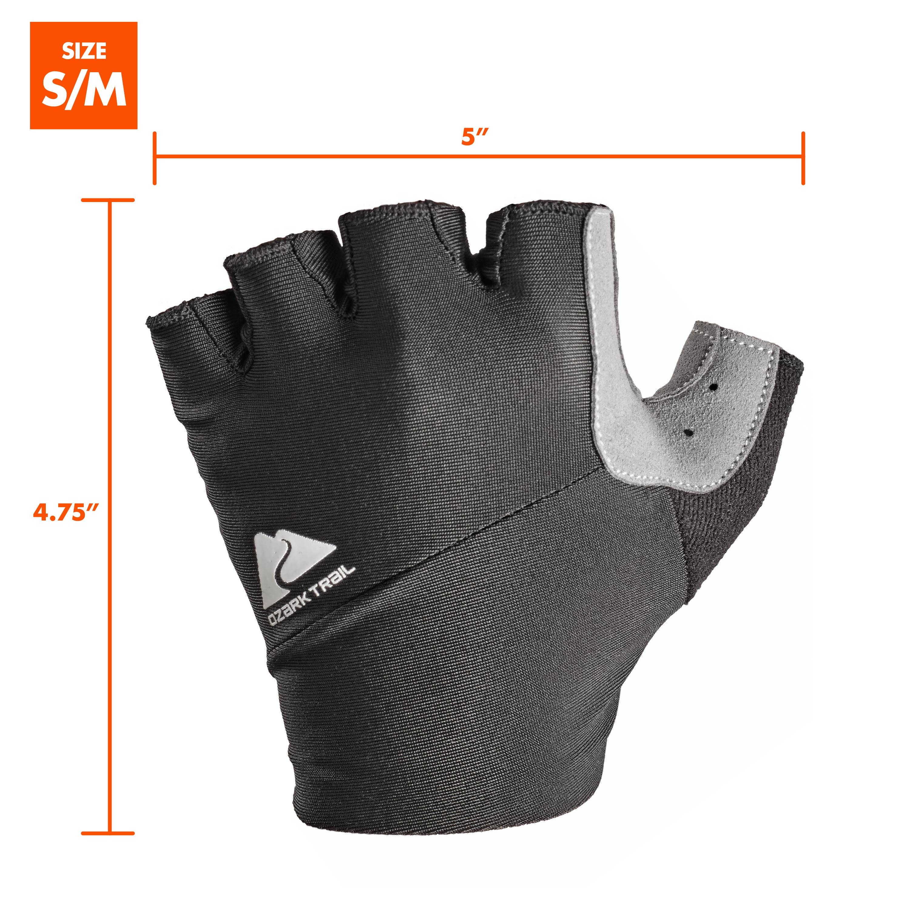 Ozark Trail Gel-Padded Fingerless Bicycle Gloves