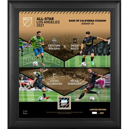 2021 MLS All-Star Framed 15" x 17" Collage with a Piece of Match-Used Soccer Ball - Limited Edition of 250 - Fanatics Authentic Certified
