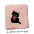 thumbnail image 3 of Linnome Cat Pattern Bath Towel for Adults, Ultra Soft and Absorbent Portable Towel Perfect for Home Use and Travel, 3 of 7