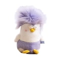 thumbnail image 2 of Divertido juguete de peluche de pato, figura de dibujos animados, decoración de habitación de juguetes, animal de peluche para adolescentes y niños. Violeta, 2 of 9