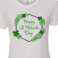 thumbnail image 4 of Inktastic Happy St. Patrick's Day Clovers Women's T-Shirt, 4 of 5