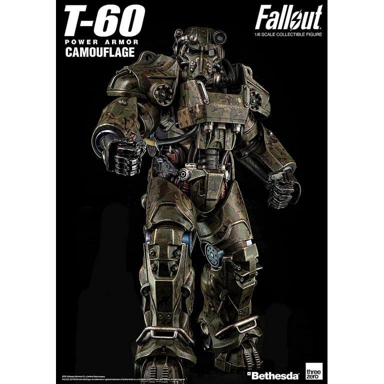 THREEZERO - Fallout T-60 Camouflage Power Armor 1/6 Scale Figure