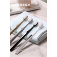 thumbnail image 3 of Square Design Toothbrush Set, 2-Pack, Grey and Beige, Updated Version, 3 of 6