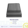 thumbnail image 4 of Sábanas Sweet Home Collection King Size, color gris 1800TC, 4 of 6