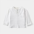 thumbnail image 2 of WXFAZCVU Boys Shirts Crew Neck Long Sleeved Tops Comfortable Soft Kids Clothes School Wear Size 1-2 Years, 2 of 4