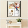 thumbnail image 2 of ArtToFrames Collage Photo Picture Frame with 4 - 11x14" Openings, Framed in Black with Ivory and Black Mats (CDM-3926-588), 2 of 8
