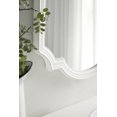thumbnail image 3 of Kate and Laurel Fairbourne Glam Scalloped Wall Mirror, 24 x 36, White, Traditional Decorative Mirror, 3 of 9