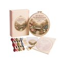 thumbnail image 2 of Counted Cross Stitch Kit with Vintage Floral Garden and Scripture Design, Complete Needlework Set for Beginners and Adults, Christian Wall Decor, 2 of 5