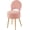 Pink, variant on Small Vanity Stool Chair with Storage and Folding Back,4 Metal Legs with Anti-Slip Feet,Round Ottoman with Velvet Seat, Furry Padded Seat for Makeup, Bedroom (Pink, Small)