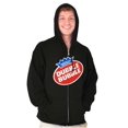 thumbnail image 5 of Vintage Dubble Bubble Gum Double Logo Zip Up Hoodie Men's Women's Brisco Brands M, 5 of 6