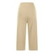 thumbnail image 4 of WILLBEST Pantalones Casuales de Lino de Verano Para Mujer, de Pierna Ancha, Con Cintura Elástica, de Color Liso, Para Un Estilo Relajado y Cómodo., 4 of 5