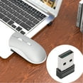 thumbnail image 4 of Ratón inalámbrico 2,4g, mini ratones compactaciones y silenciatos para ordenador portátil, ratón ergonómico portátil de 3 Niveles DPI, Ratón Ópto USB de Oficina Odenador, 4 of 7