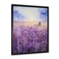 thumbnail image 5 of Designart "Lavender Journey" Bicycle Picture Framed Canvas Prints, 5 of 5