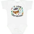 thumbnail image 3 of Inktastic I Love Christmas- cute teddy bear Boys or Girls Baby Bodysuit, 3 of 5