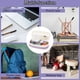 thumbnail image 5 of Estuche escolar de color morado claro, multifunción de gran capacidad, estuche escolar, organizador de papelería para bolígrafos de maquillaje, estudiantes de secundaria, niñas, niños, adultos y adole, 5 of 5