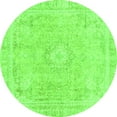 thumbnail image 1 of Ahgly Company Indoor Round Abstract Green Modern Area Rugs, 5' Round, 1 of 4