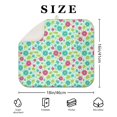 thumbnail image 4 of Pioneer Flower Floral Print Pattern Kitchen Dish Drying Mat 1 Pack, Ultra Absorbent Microfiber Drainer Mat, 16"x18", 4 of 6