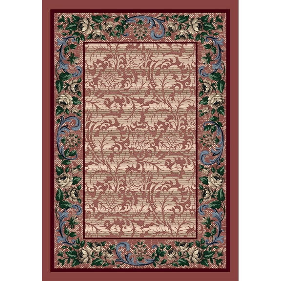 Milliken Innovations Area Rug ROSE DAMASK ROSE QUARTZ Rose Damask Rose Quartz 2' 1" x 7' 8" Runner