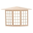 thumbnail image 3 of Muebles De Casa De Muñecas, Madera De Abedul, Ventana De Bahía En Miniatura De Tacto Cómodo, Suave Y Resistente Para Casa De Muñecas 1/12 ANGGREK Miniature Window, 3 of 8