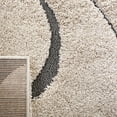 thumbnail image 5 of SAFAVIEH Florida Tamzen Abstract Shag Area Rug, Cream/Grey, 2'3" x 4', 5 of 8