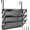 3 Pockets, variant on Wall File Organizer 3 Pockets, Mail Organizer, Hanging Folder Holder, Foldable | Hanging or Wall Mounted | Label Panel | 2 Hooks | Office Home School Organizer, Black