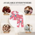 thumbnail image 7 of Logiee Yoga Unicorn Print Womens Pajamas Set,Long Sleeve Sleepwear,Button Down Lounge Set 2 Pieces,Soft Nightwear Pjs Set-XX-Large, 7 of 7