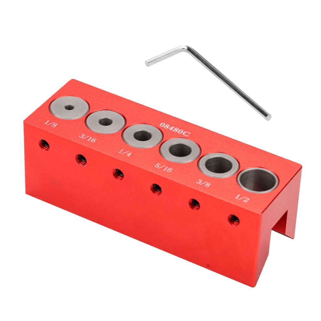 Vertical Pocket Hole Jig Woodworking Drilling Locator Wood Dowelling Centering Drill Guide Hole Puncher