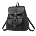 thumbnail image 1 of Sac à Dos en PU Style Rétro Femmes Sac à Dos Mode Femmes Sac Sac à Dos Stylé Noir, 1 of 9