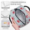 thumbnail image 3 of Balery Cute Red Crabs With Nautical Bolsa de Almuerzo para Mujeres, Caja de Almuerzo, Bolsa de Almuerzo Pequeña Impermeable, Tote de Almuerzo Reutilizable con Gran Capacidad, 3 of 6