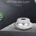 thumbnail image 2 of RV Toilet Door Lock Bathroom Door Lock Caravan Boat Latch Handle Lock RV Accessories, 2 of 5