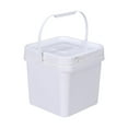 thumbnail image 1 of Pintar Pail Water Can Bucket Clean Bucket de almacenamiento de alimentos de contenedor de servicio pesado para la oficina de manualidades de arte del 5L, 1 of 8