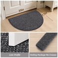 thumbnail image 6 of JAATOP 17"x 30" Doormat, Non-Slip Absorbent Welcome Mat, Dirt Trapper Indoor Entryway Rug, Machine Washable, Dark Gray, 6 of 7
