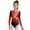 Red, variant on Rhythmic Gymnastics Leotard for Girls Gradient Long Sleeve Ballet Dance Top Figure Skating Bodysuit Hot Pink 8