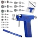 thumbnail image 1 of Stainless Steel Ear Piercing Gun With Earrings, Piercing Kit With 12 Pairs Stud Earrings For Home Salon Use------Product code 64089, 1 of 5
