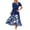 #115-Multicolor, variant on Taylonsss Womens Casual Tiered Dress with Ruffled Hem Flowy Short Sleeve Round Neck Everyday Outfit