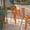 Orange, variant on Emma + Oliver Commercial Grade 30"H Orange Metal Indoor-Outdoor Barstool with Back
