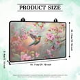 thumbnail image 7 of Renewold Ceramic Glass Stove Top Cover Stove Mat Stove Burner Cover Multipurpose Rubber Desk Saver Pad Washer Dryer Top Cover Range Cover for Counter Top, Hummingbird Floral, 7 of 7