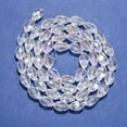 thumbnail image 3 of 1Strand 12x8mm Electroplate Glass Faceted Teardrop Beads Strands Clear AB, 3 of 6