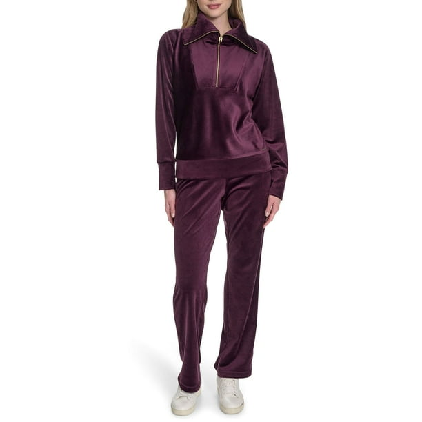 Halston Women's Velour Ribbed Pant - Samsclub.com