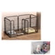 thumbnail image 3 of Valla de metal para mascotas, segura, evita resbalones, conexión a presión, valla de ejercicio para perros pequeños, medianos y grandes [alambre de hierro, 3 of 5