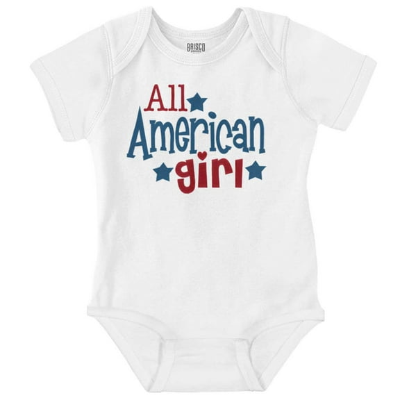 All American Cute Daughter Niece Bodysuit Jumper Girls Infant Baby Brisco Brands NB