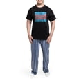 thumbnail image 5 of CafePress - Abstract Paint Splatter Transgender Pride Flag Pajamas - Men's Dark Loose Fit Cotton Pajama Set, 5 of 7