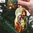 thumbnail image 4 of Colgante navideño, productos hechos a mano de vidrio, artesanías para colgar en el hogar., 4 of 5