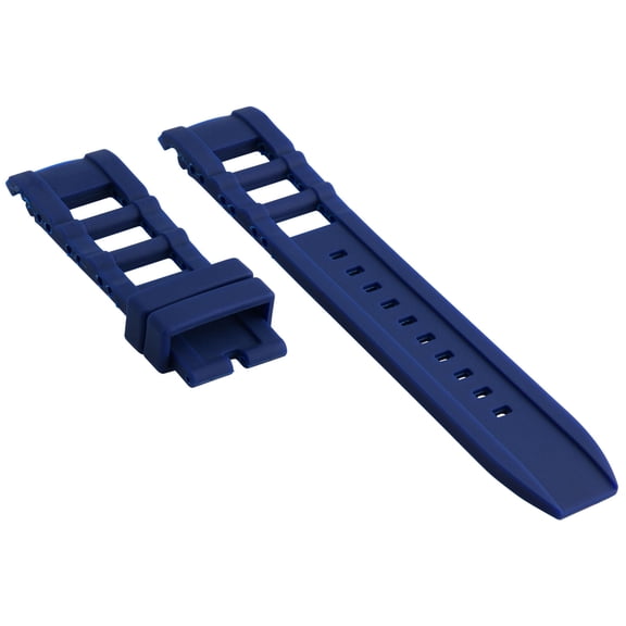 SILICONE RUBBER WATCH BAND STRAP FOR INVICTA I-FORCE 7423 12965 12966 12964 BLUE