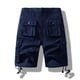 thumbnail image 3 of pstuiky Hombres bajos, Pantalones cortos cargo de talla grande para hombre, con múltiples bolsillos, holgados, para playa y verano Pantalones cortos de golf, 3 of 3