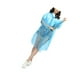 thumbnail image 2 of Advancent 10 piezas impermeable de un solo senderismo Camping impermeable Poncho transparente viaje mujeres hombres impermeable ciclismo Paraguas de lluvia Azul, 2 of 6