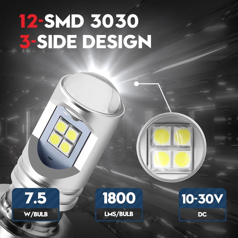 2x CHUSYYRAY H6M LED Headlight Bulbs 6000K 160W For ATV & Motorcycles – Plug & Play White