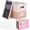 Pink, variant on 1 Set School Organizer Kit School Memory Box K-12 Memory Box with 15 File Folders 4 Labels 3 Sticker Class File Organizer Boxes for Storage Picture Keeper Office(Green)