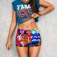 thumbnail image 3 of Lsque Five Nights At Freddy'S Pattern High Waisted Biker Shorts for Women-Tummy Control Fitness Athletic Workout Running Yoga Gym Shorts,Moisture-Wicking-X-Large, 3 of 9